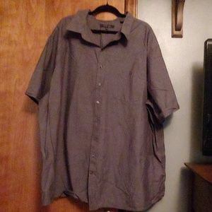 Gray button down